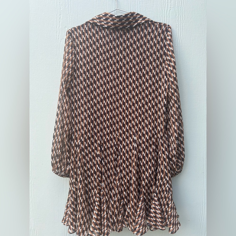 Zara Abstract Pattern Dress size small - Picture 6 of 8